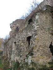Ruins of the lock of counts and dukes Luxembourg