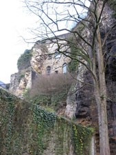 Ruins of the lock of counts and dukes Luxembourg